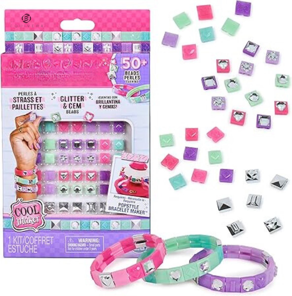 Equivera Knutselkoffer - Knutselset voor jongens en meisjes - Knutseldoos - Knutselkoffer voor Jongens en Meisjes - Knutselkoffer Kinderen - Cadeautip voor uw kind!