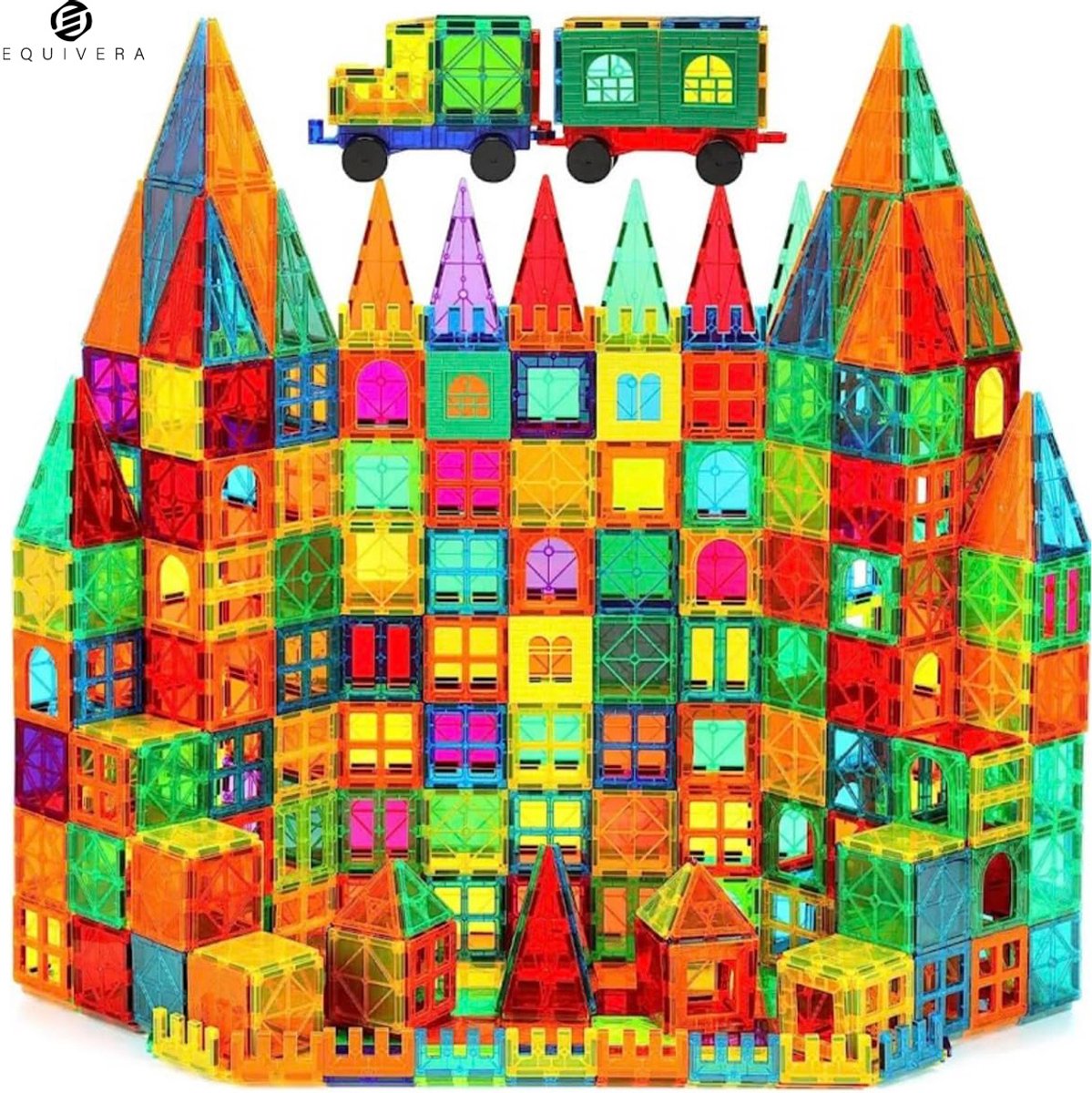 Equivera Magnetic Tiles - Magnetisch Speelgoed - Magnetic Tiles Speelgoed - Magnetisch Speelgoed Tegels