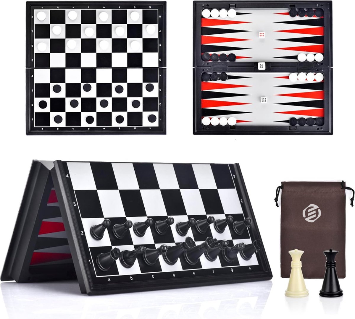   Magnetisch Schaakspel - Magnetisch Schaakspel - Schaakspel - Bordspel - Cadeau