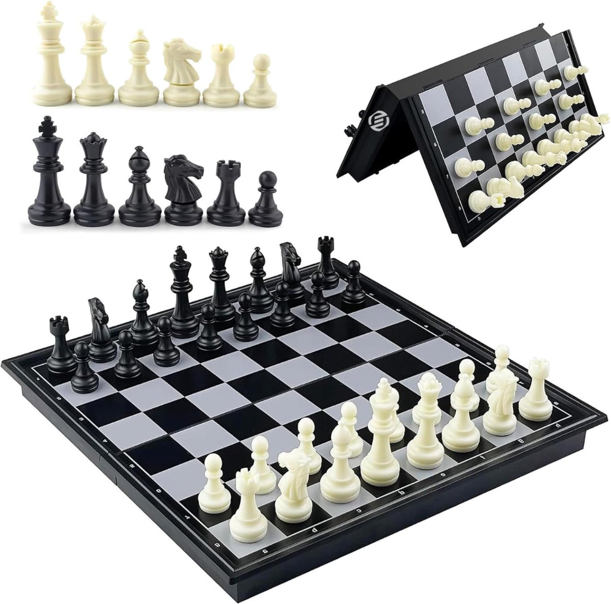   Magnetisch Schaakspel - Magnetisch Schaakspel - Schaakspel - Bordspel - Cadeau