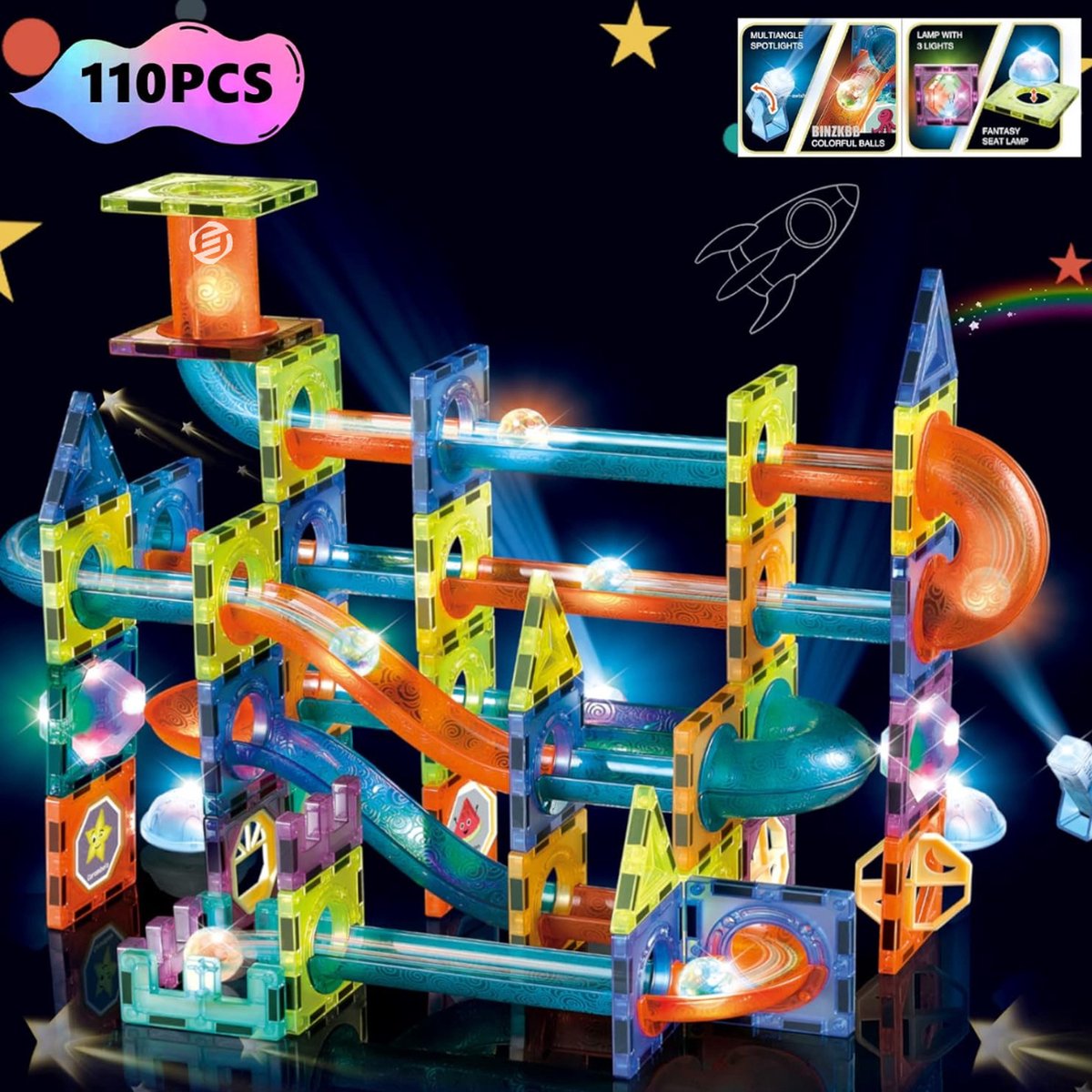   Magnetische   - Magnetische   - Magnetische Bouwstenen - Magnetisch Speelgoed - Educatief Speelgoed - Constructie Speelgoed - Montessori Speelgoed