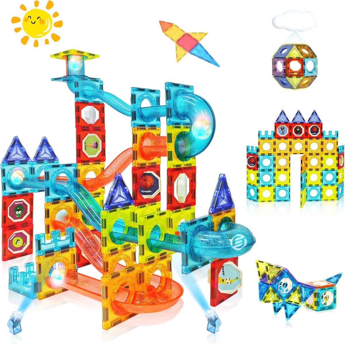   Magnetische   - Magnetische   - Magnetische Bouwstenen - Magnetisch Speelgoed - Educatief Speelgoed - Constructie Speelgoed - Montessori Speelgoed