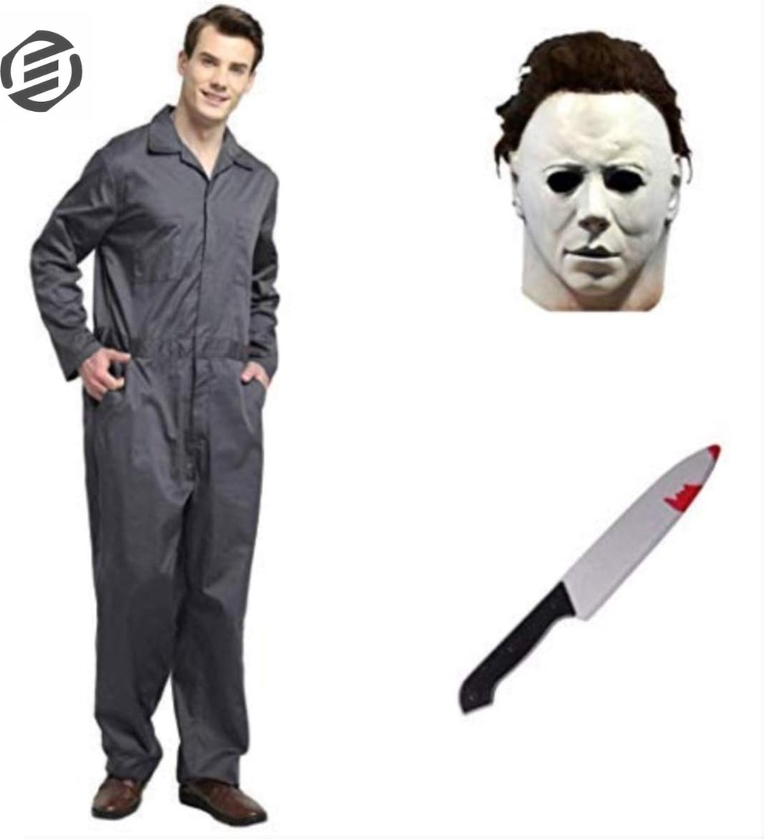 Equivera Michael Myers Masker - Halloween Masker - Halloween - Halloween Maskers Volwassenen - Enge Maskers - Haloween Masker