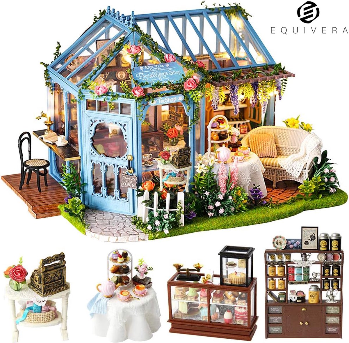 Equivera Miniatuur Bouwpakket Volwassenen - Miniatuur Bouwpakket - Miniatuur - Miniatuur Huisjes Bouwpakket