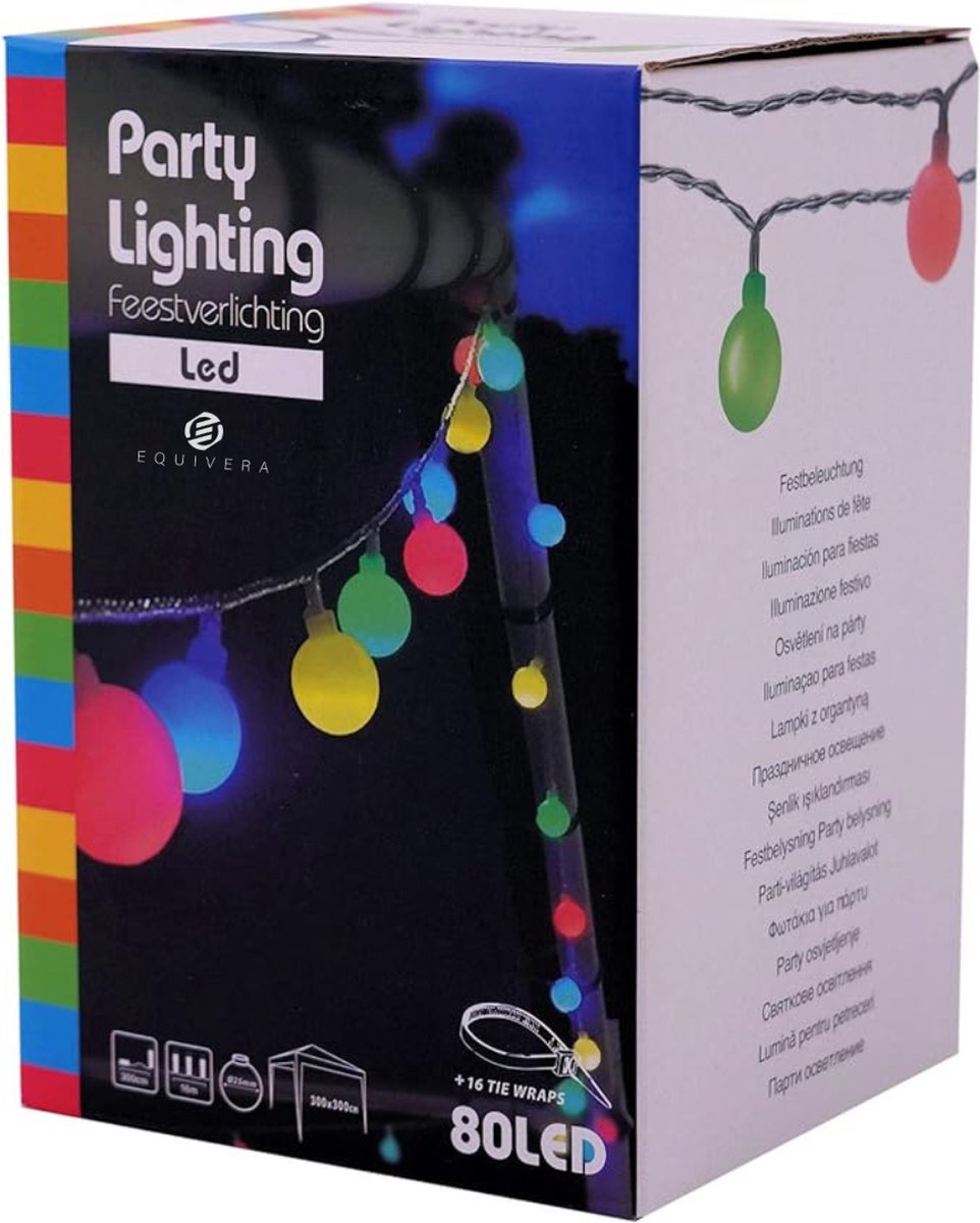   Partylights voor Buiten - Party Lights Outdoor - Partylights Outdoor - Feestverlichting Buiten - Lichtsnoer Buiten - Partylights - Party Lights   - Maak uw feest nog sfeervoller!