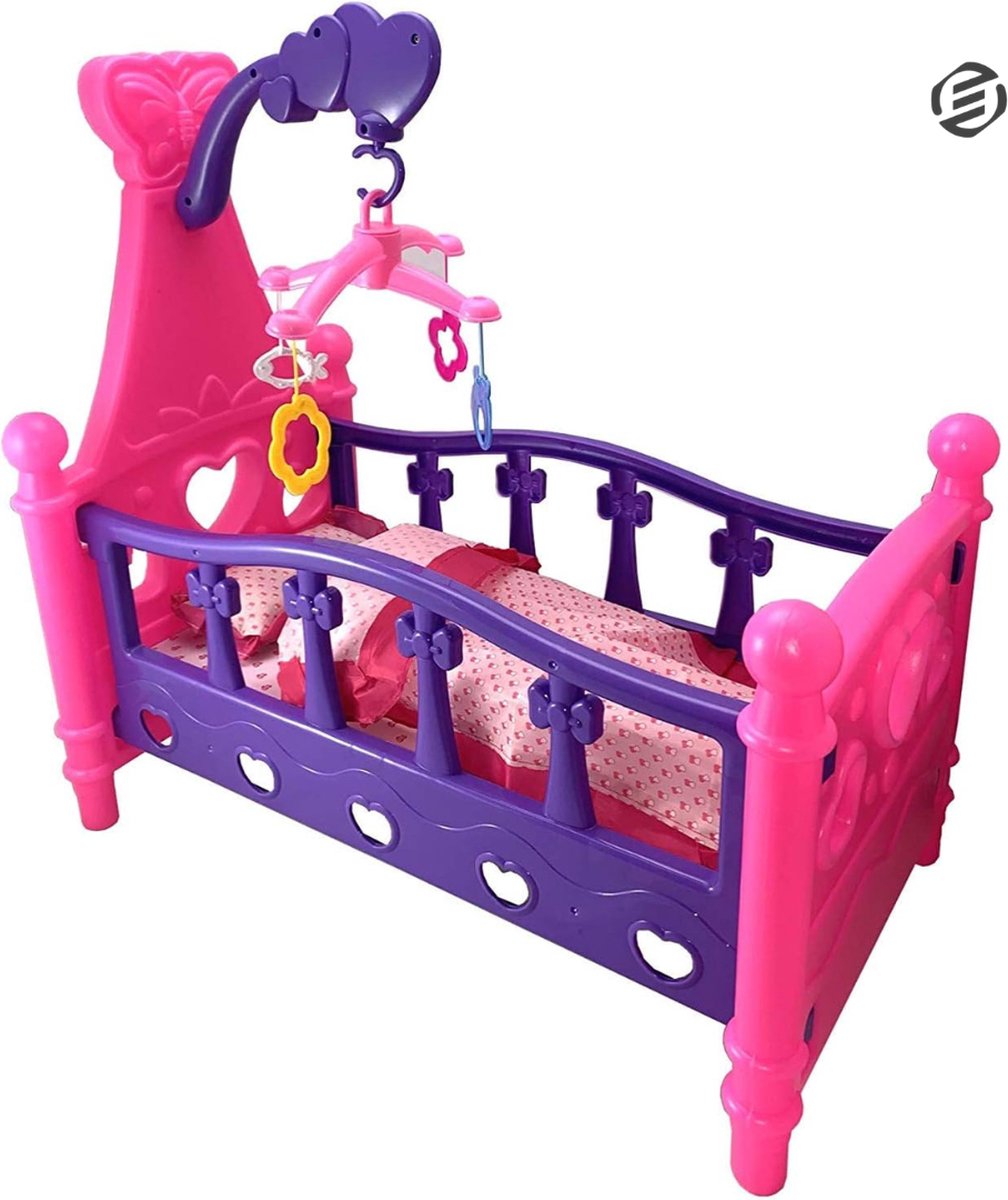   Poppenbed - Poppenbedje - Poppenhuis Meubels - Speelgoed voor Meisjes - Cadeau