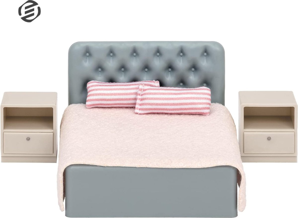   Poppenbed - Poppenbedje - Poppenhuis Meubels - Speelgoed voor Meisjes - Cadeau