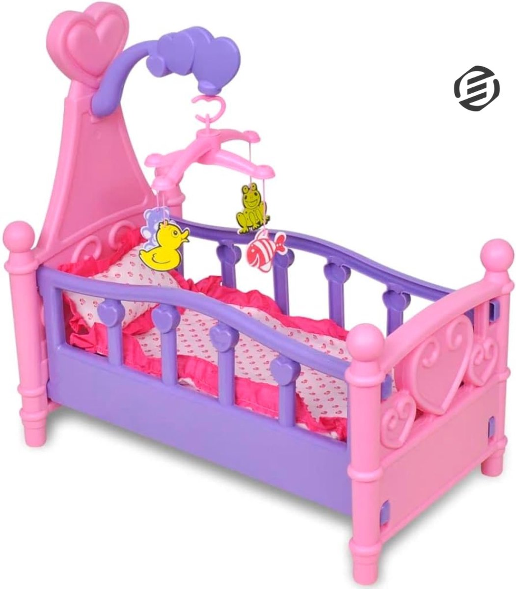   Poppenbed - Poppenbedje - Poppenhuis Meubels - Speelgoed voor Meisjes - Cadeau