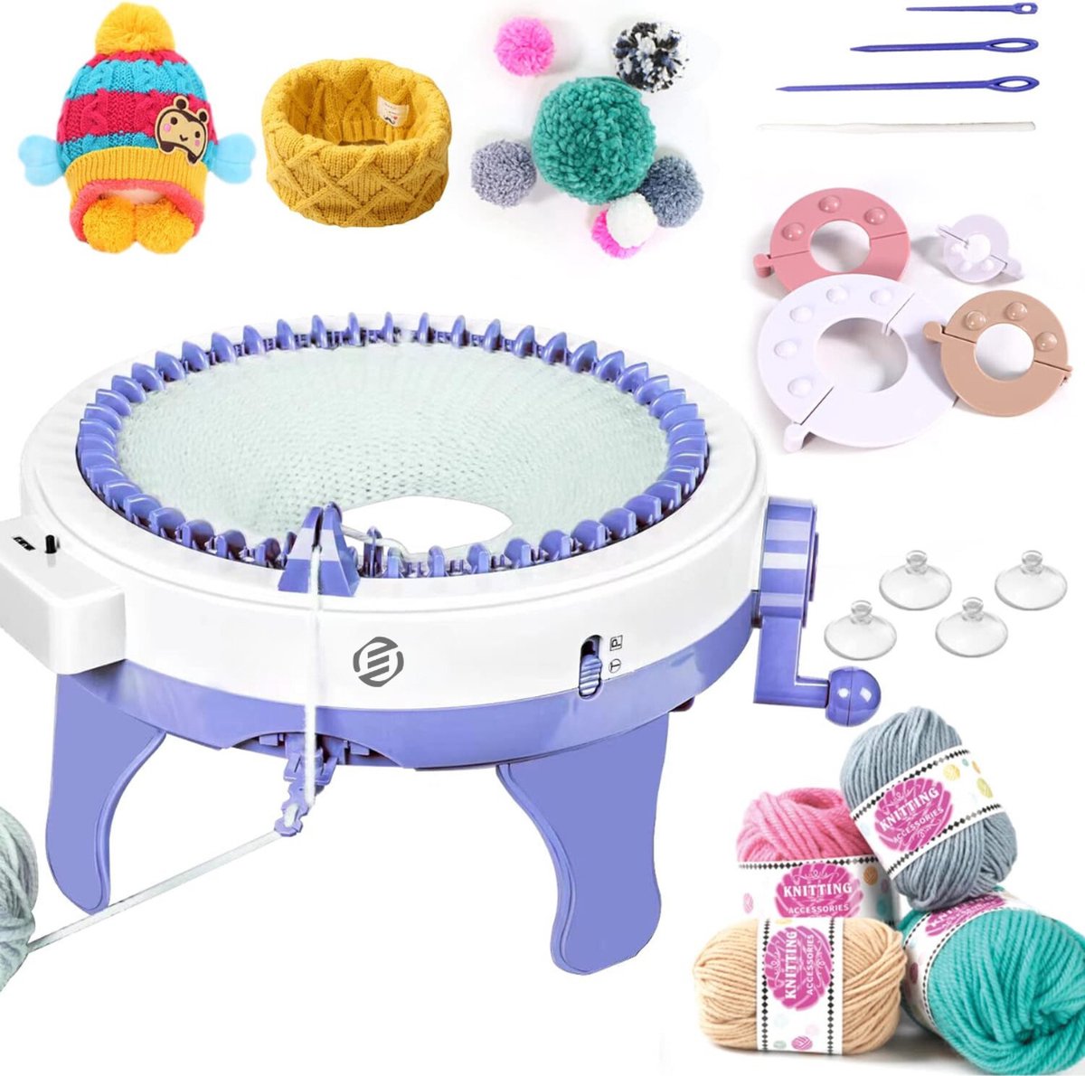 Equivera Punnikmolen - Breimachine - Punniken - Breimolen - Knitting Machine - Incl. Accessoires