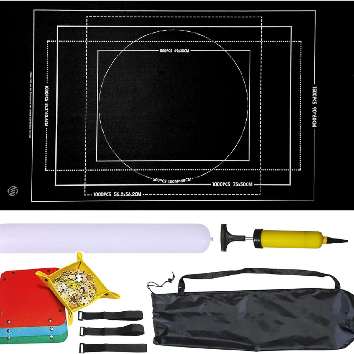 Equivera Puzzelmap - Puzzelmap - Puzzel Opbergsysteem - Puzzelmat
