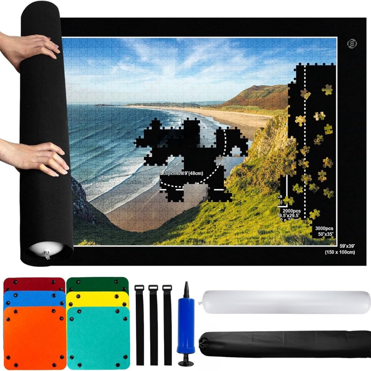   Puzzelmap - Puzzelmap - Puzzel Opbergsysteem -  