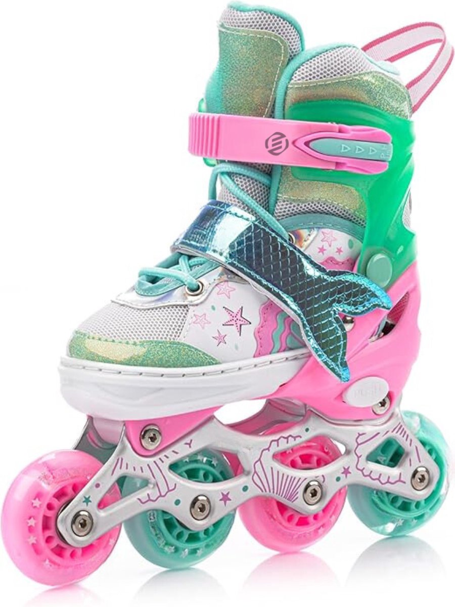 Equivera Rolschaatsen Meisjes - Skeelers Meisjes - Rolschaatsen Kinderen - Cadeautip voor uw kind!