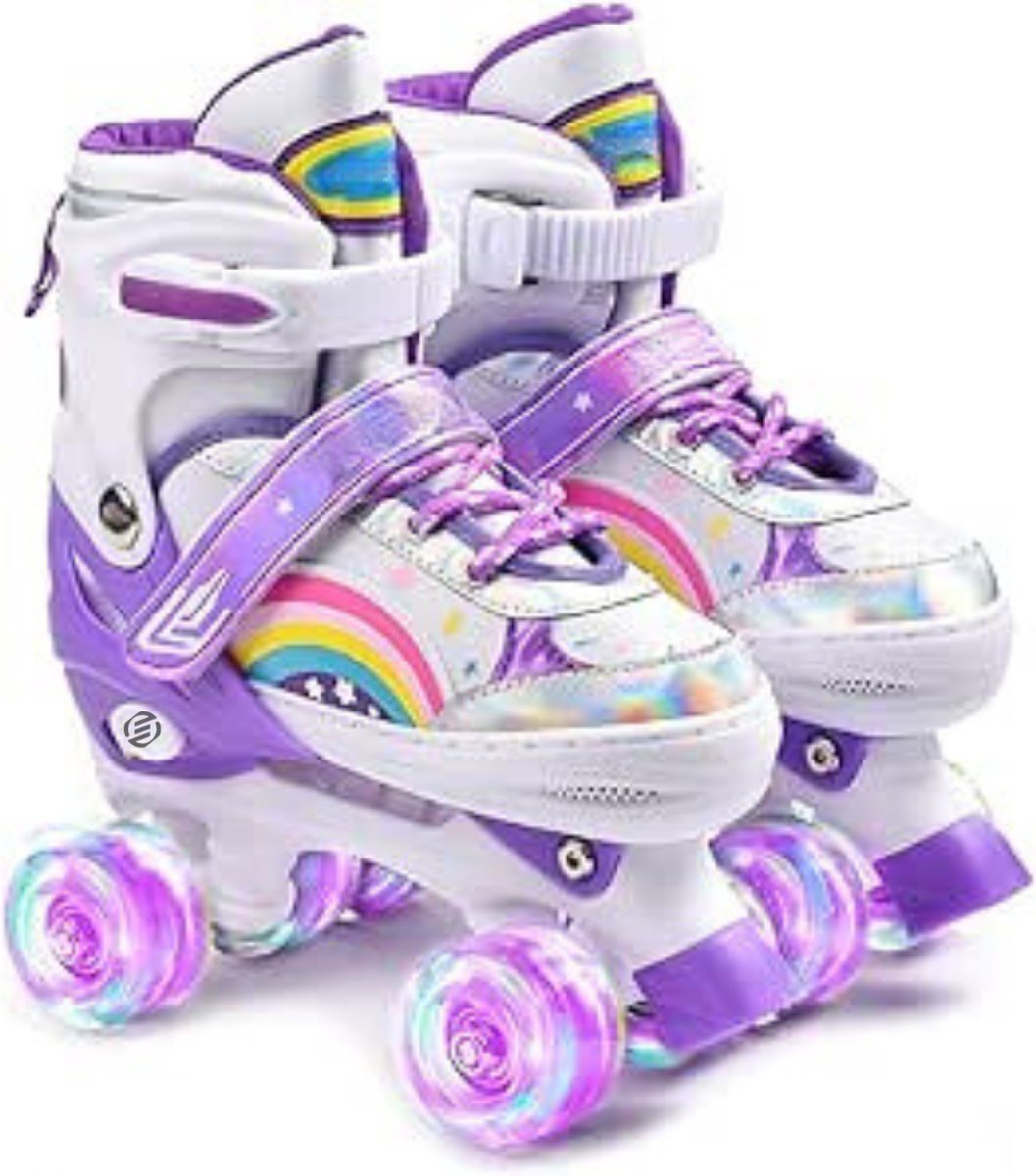 Equivera Rolschaatsen Meisjes - Skeelers Meisjes - Rolschaatsen Kinderen - Cadeautip voor uw kind!