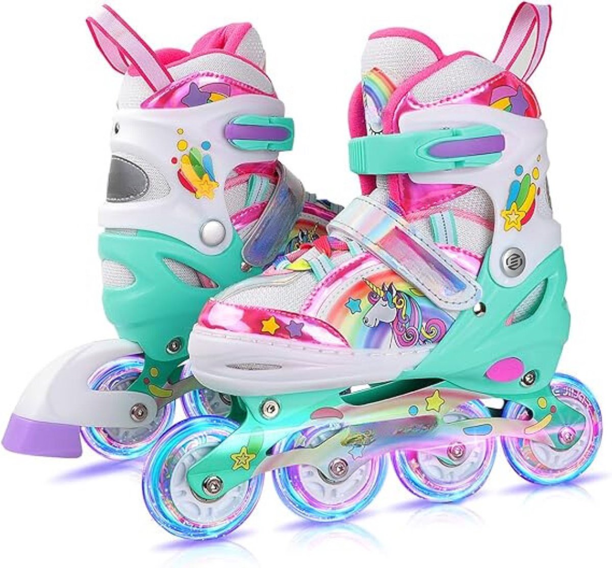Equivera Rolschaatsen Meisjes - Skeelers Meisjes - Rolschaatsen Kinderen - Cadeautip voor uw kind!