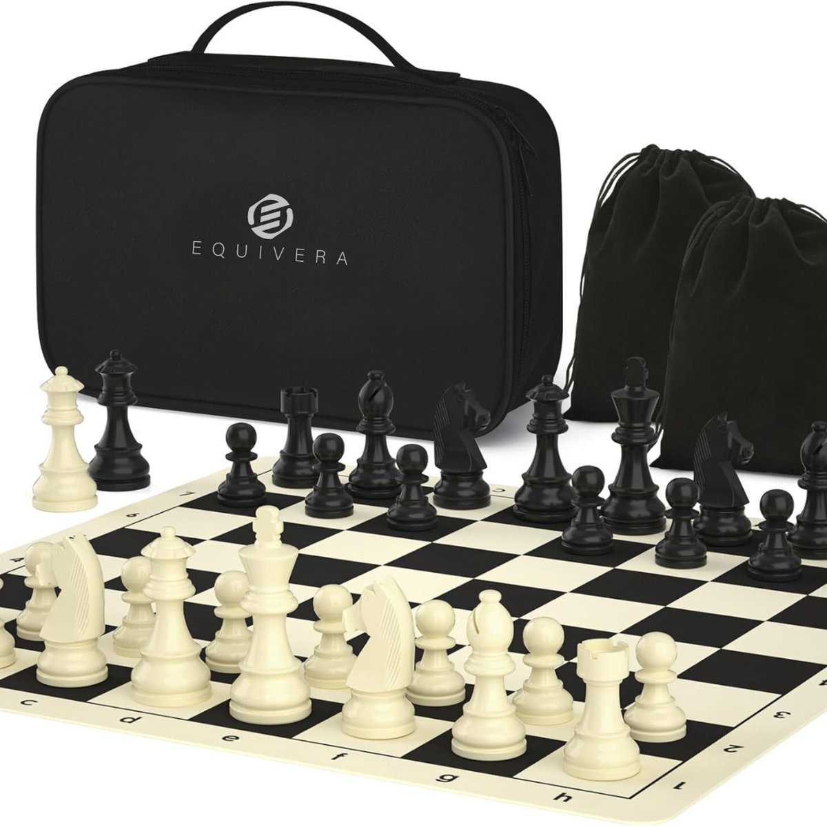   Schaakbord - Schaakbord met Stenen - Familiespel - Schaakset - Schaakbord - Kerstcadeau - Sinterklaas - Sinterklaas Cadeau - Cadeau Voor Vrouw - Cadeau Voor Man - Cadeau Voor Kind - Cadeau