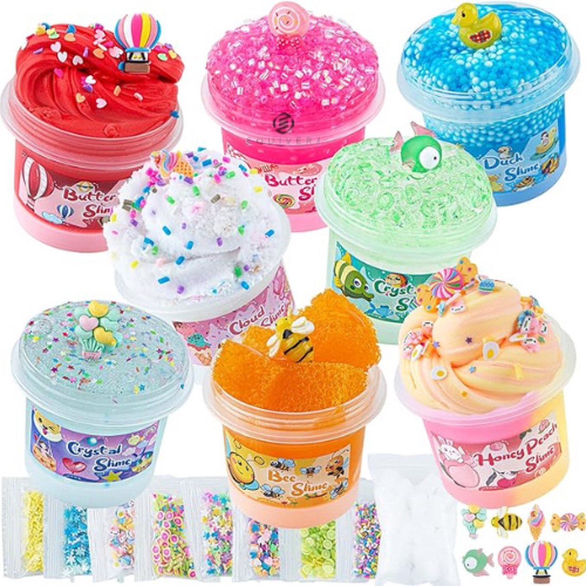   Slijm Maken Pakket - Slijm Maken Pakket - Slijm Maken voor Kinderen - Slijm voor Kinderen - Slijm Maken - Slijm Pakket - Slijm Set - Speelgoed voor Kinderen