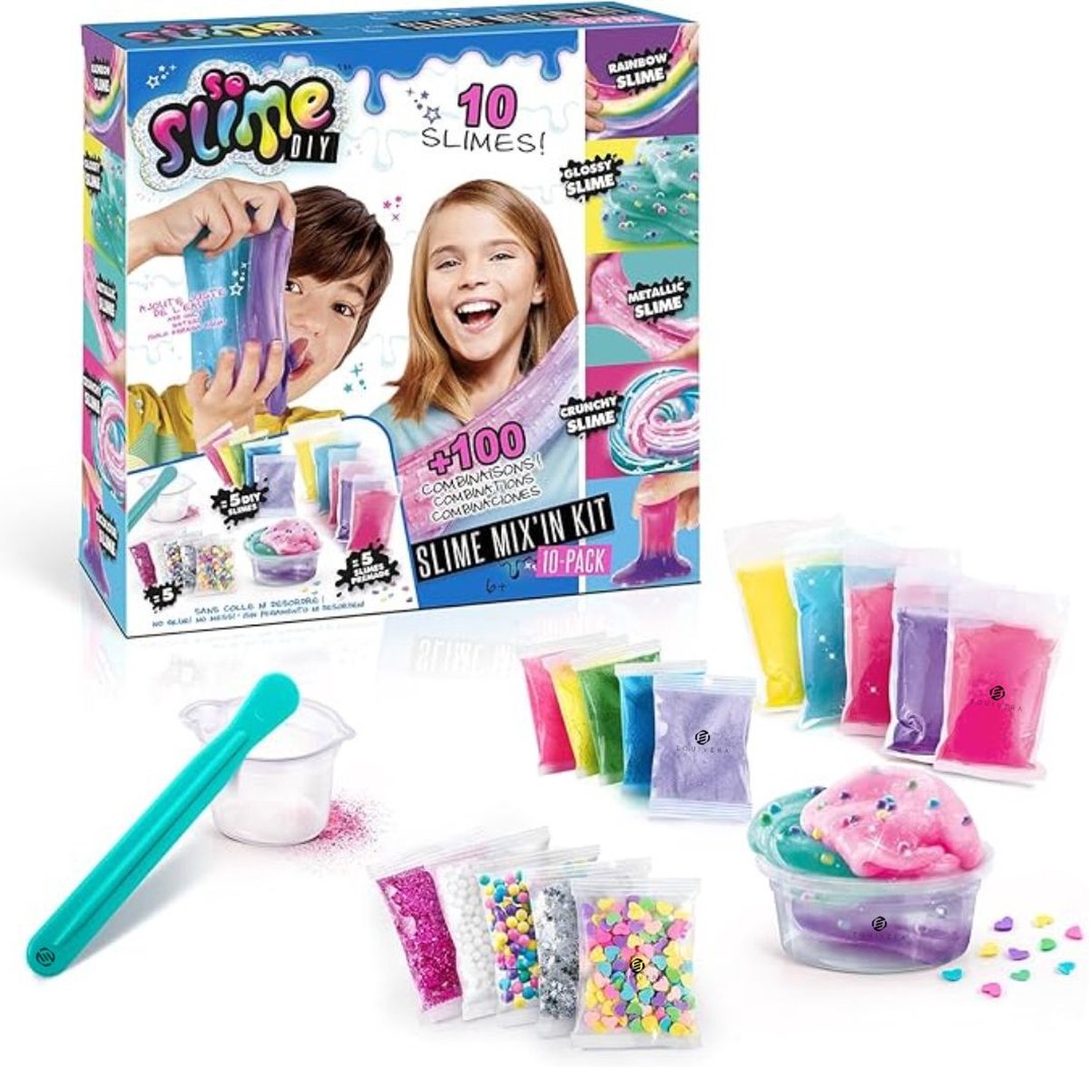   Slijm Maken Pakket - Slijm Maken Pakket - Slijm Maken voor Kinderen - Slijm voor Kinderen - Slijm Maken - Slijm Pakket - Slijm Set - Speelgoed voor Kinderen