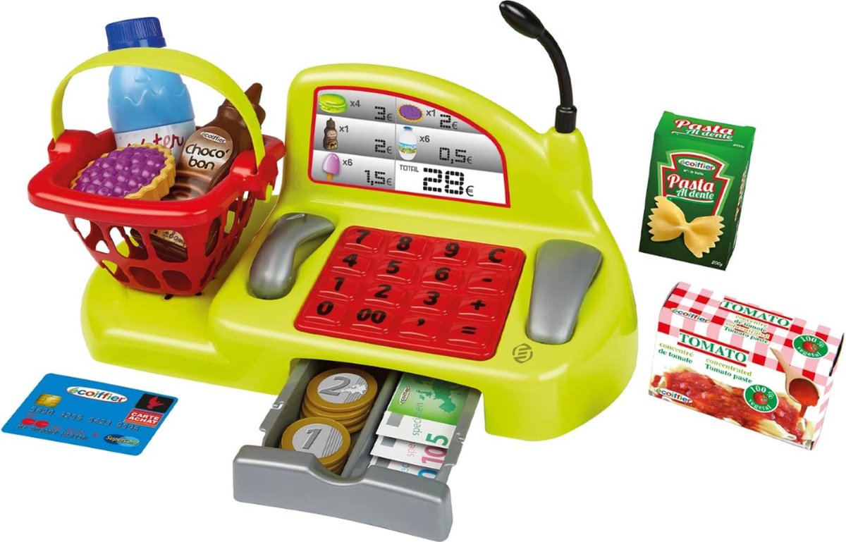   Speelgoed Kassa - Speelgoedkassa - Met Accessoires - Speelgoed Winkeltje - Speelgoedwinkel