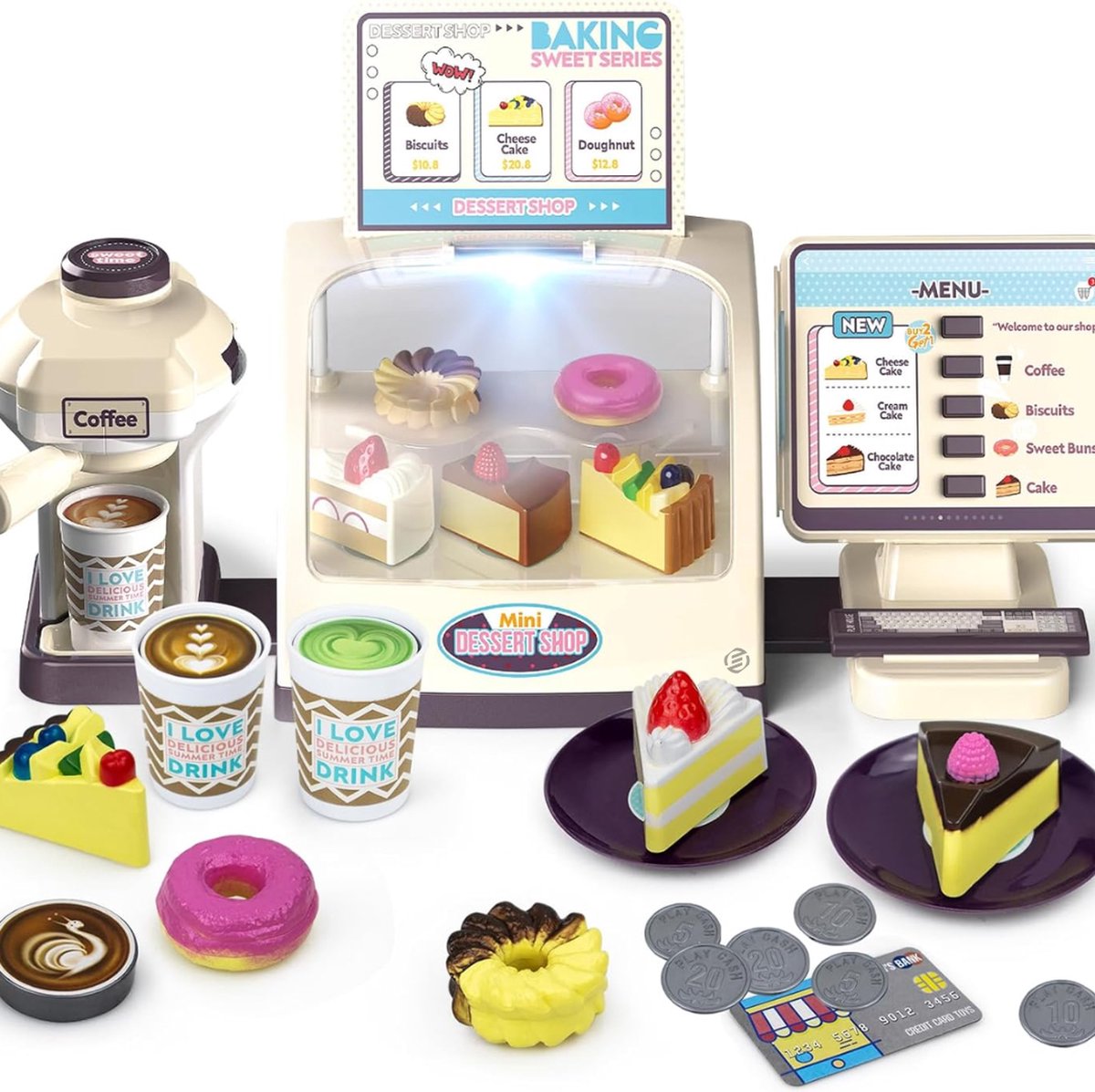   Speelgoed Kassa - Speelgoedkassa - Met Accessoires - Speelgoed Winkeltje - Speelgoedwinkel