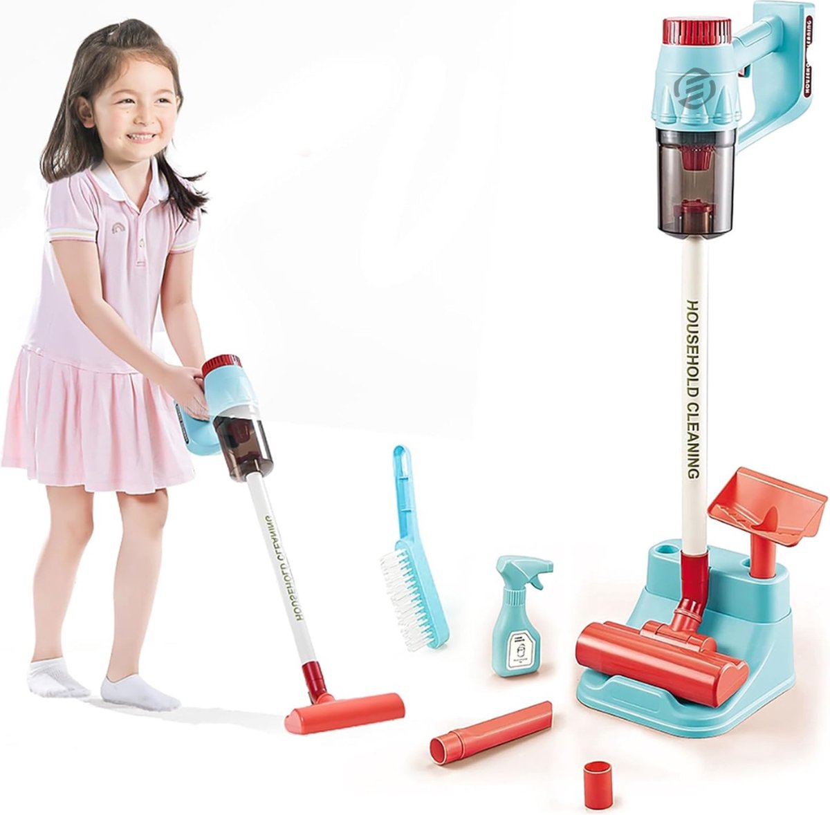   Speelgoed Stofzuiger - Vacuum Toys - Speelgoed Schoonmaakset - Geluid - Zuigkracht - Cadeau