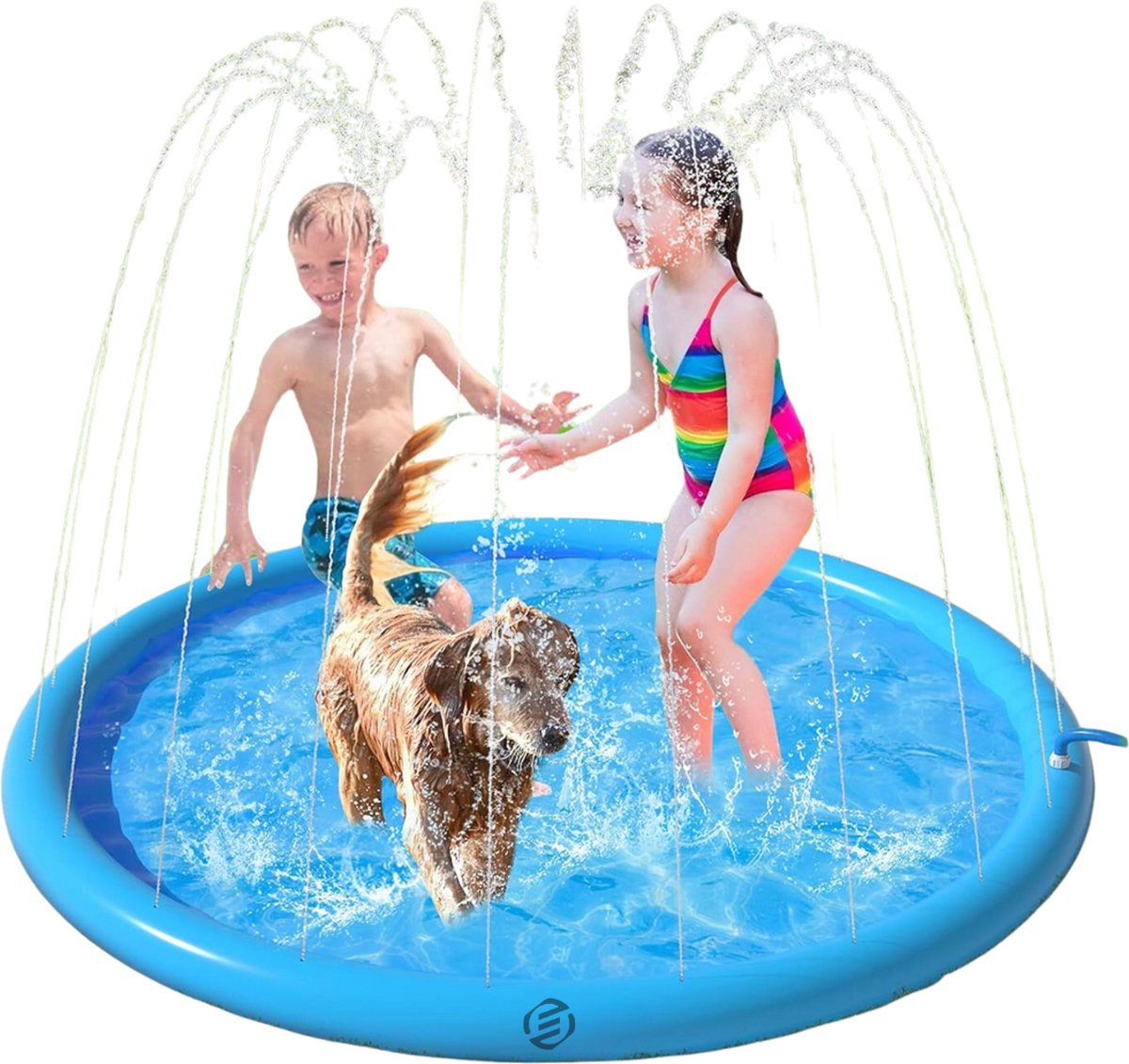 Equivera Sproeiermat - Sproeier mat - Sproeier mat kids - Sprinklermat - Sprinkler mat - Waterspeelmat - Waterspeelgoed kids - Waterspeelgoed kinderen - Waterspeelmat kids - Waterspeelmat hond - Waterspeelmat met Watersproeier