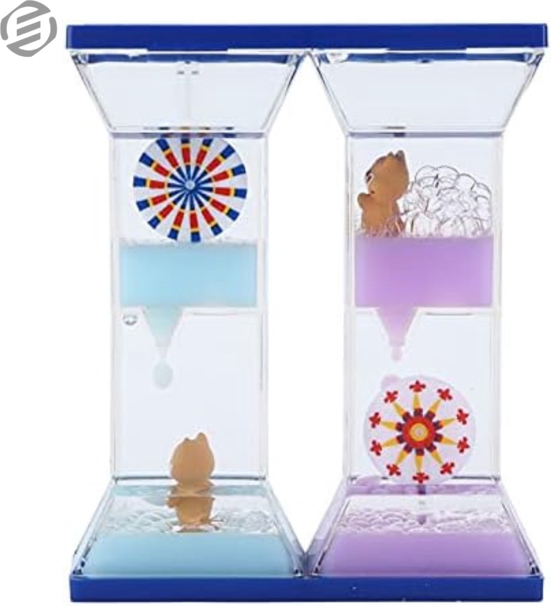   Vloeibare   - Liquid Timer - Druppelbaan - Liquid Motion Timer - Bubbel   - Beweging Bubbels - Cadeau voor Kinderen