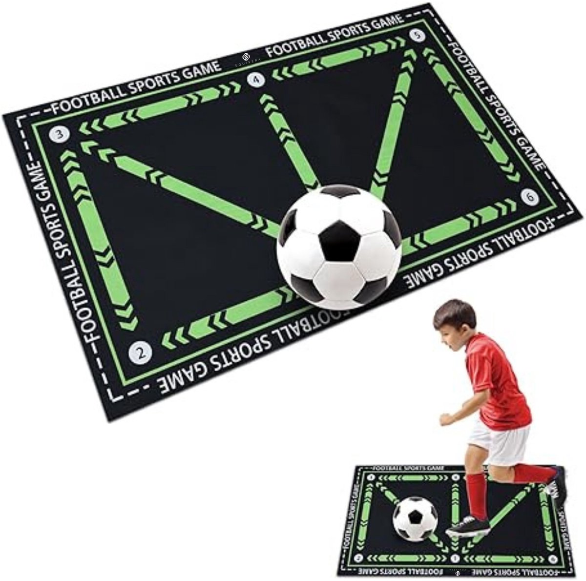   Voetbalmat - Voetbalmat - Voetbal Training - Dribbelmat - Trainingsmateriaal - Kinderen