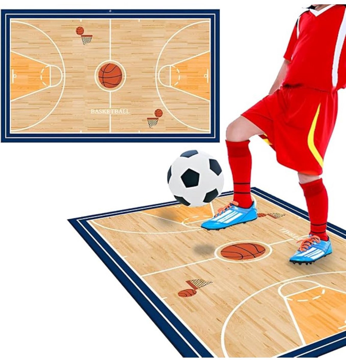 Equivera Voetbalmat - Voetbalmat - Voetbal Training - Dribbelmat - Trainingsmateriaal - Kinderen