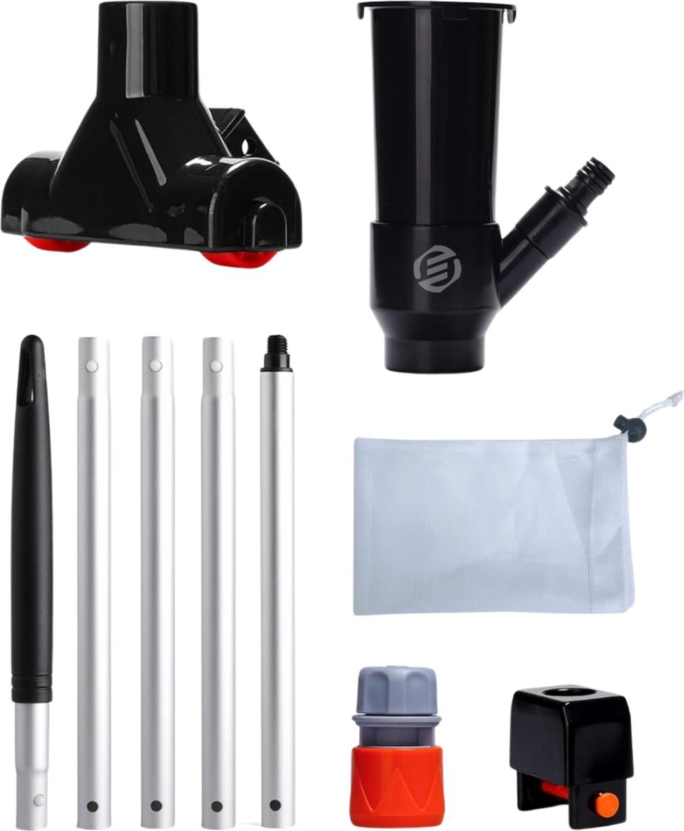 Equivera Zwembad Reinigingsset - Zwembadstofzuiger - Zwembad Stofzuiger - Bodemzuiger - Zwembadstofzuigers - Bodemstofzuiger - Zwembadreiniger - Zwembadzuiger - Zwembad Zuiger - Zwembad Bodemzuiger