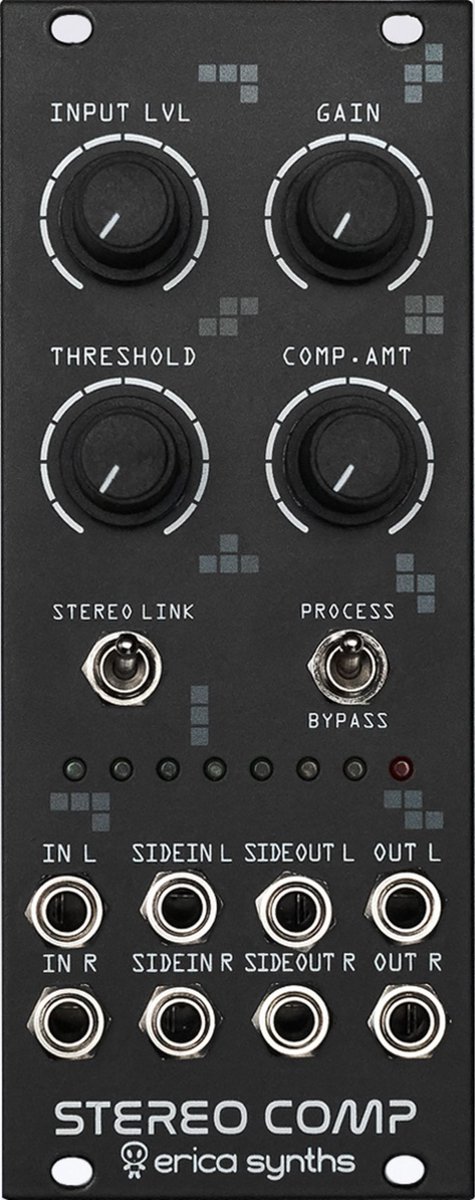 Erica Synths Drum Stereo Compressor - Effect modular synthesizer