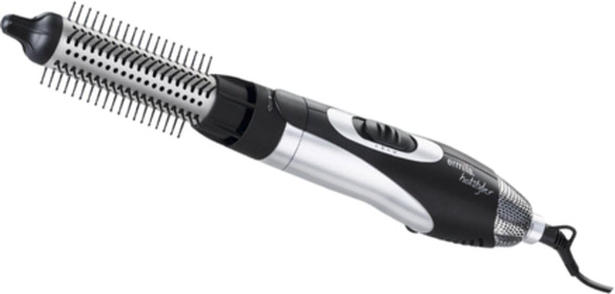   HotStyler Straightening krulborstel Warm Zwart, Zilver 1100 W 2,8 m