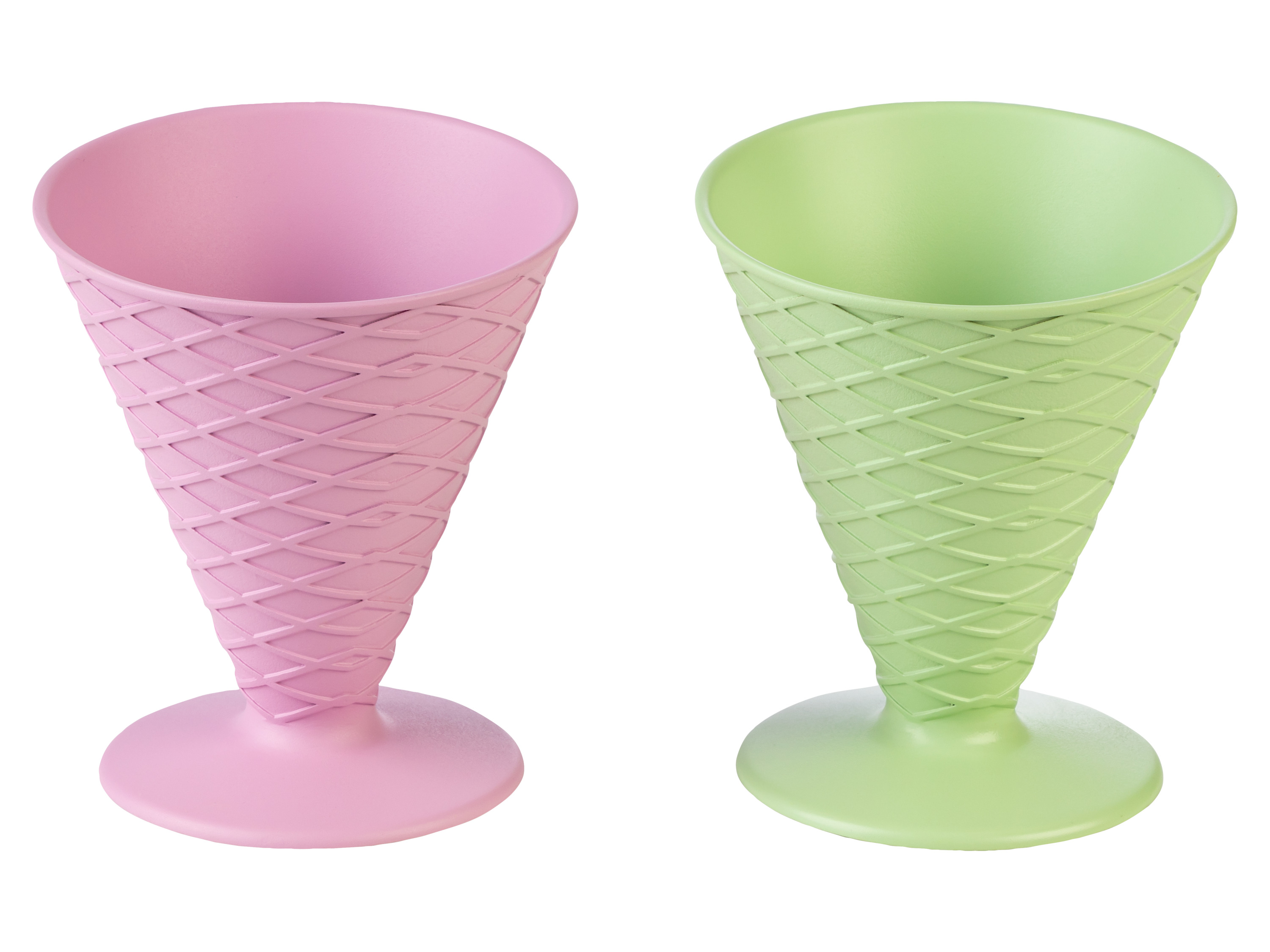 ERNESTO IJsbekerset (IJsbeker wafelvorm/set van 2)