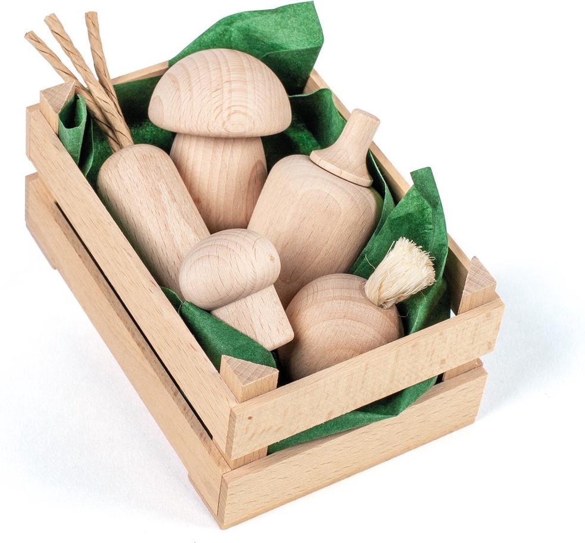 Assortiment natuurlijke groenten in krat (6 delig)