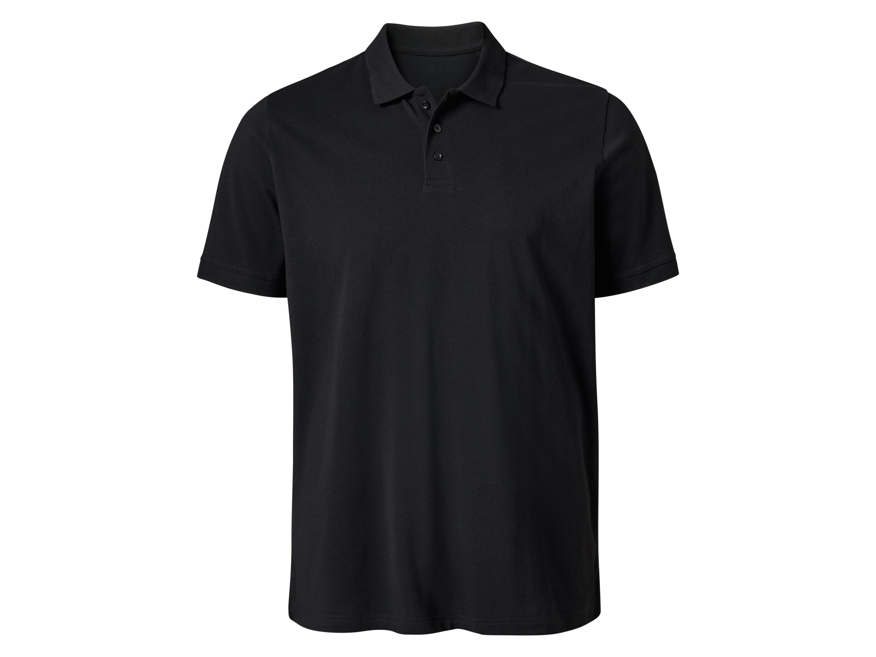 esmara Men Heren poloshirt - plus size (Zwart, XXL)