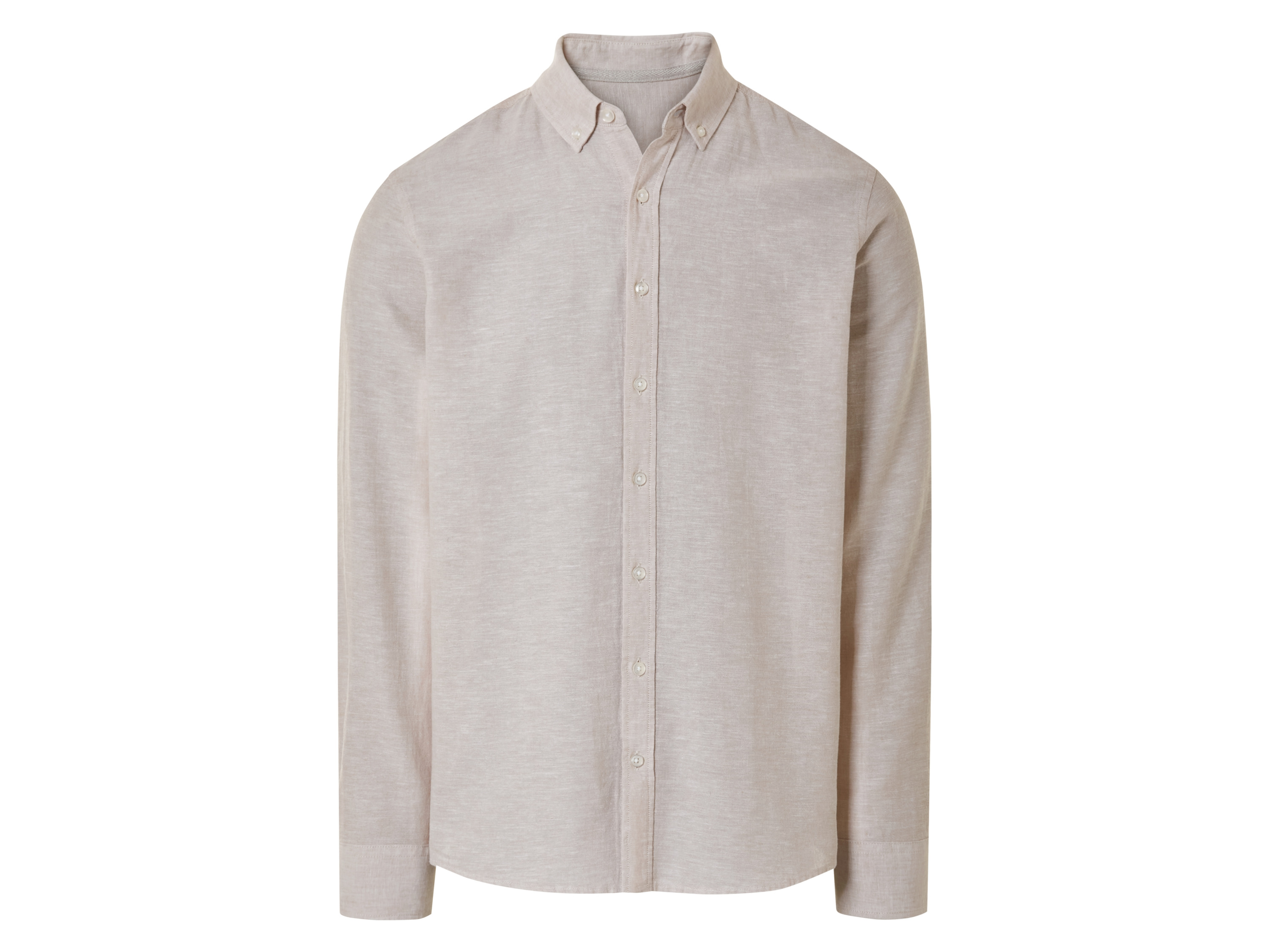 esmara Men Linnen heren overhemd (Beige, XXL)