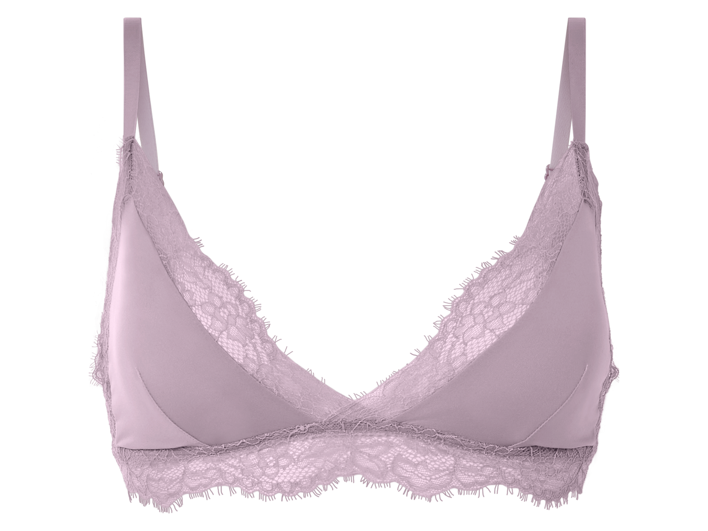 esmara Dames bralette met kant (lila, S (36/38))