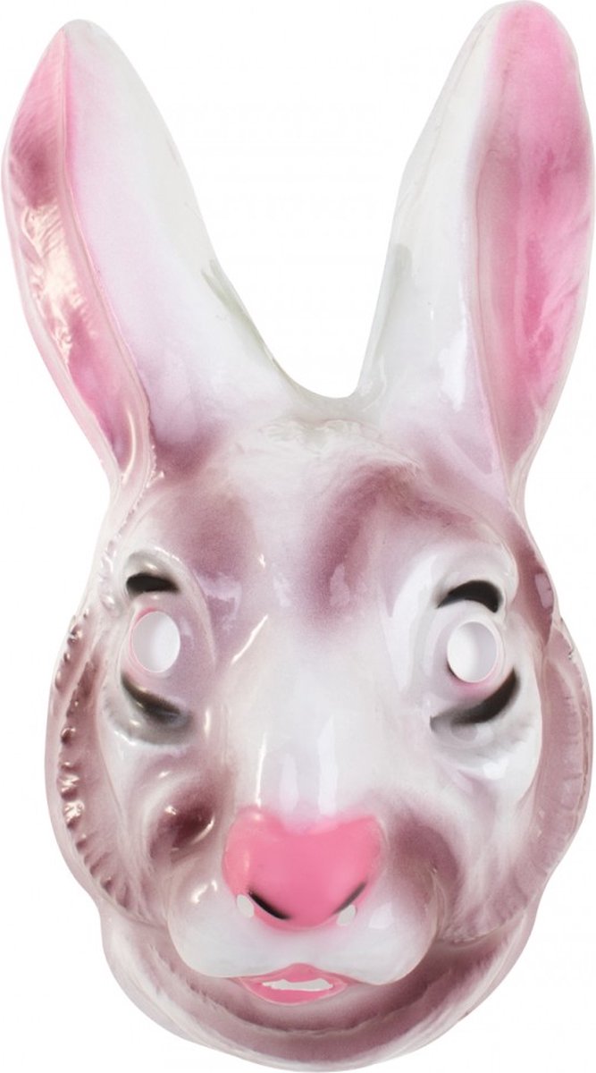 Dieren Masker - Konijn - Plastic - Volwassenen