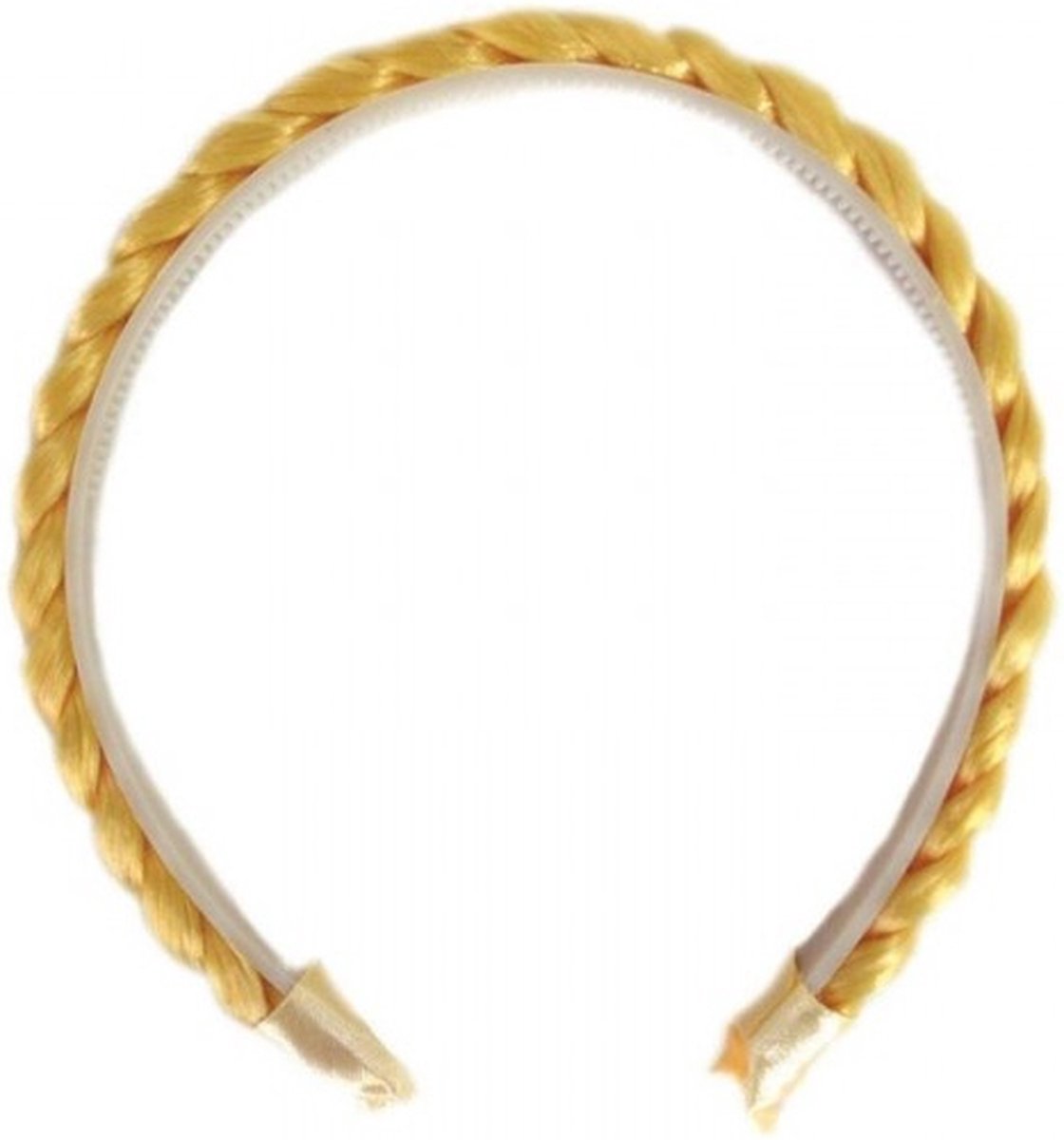Haarband - gevlochten haar - blond
