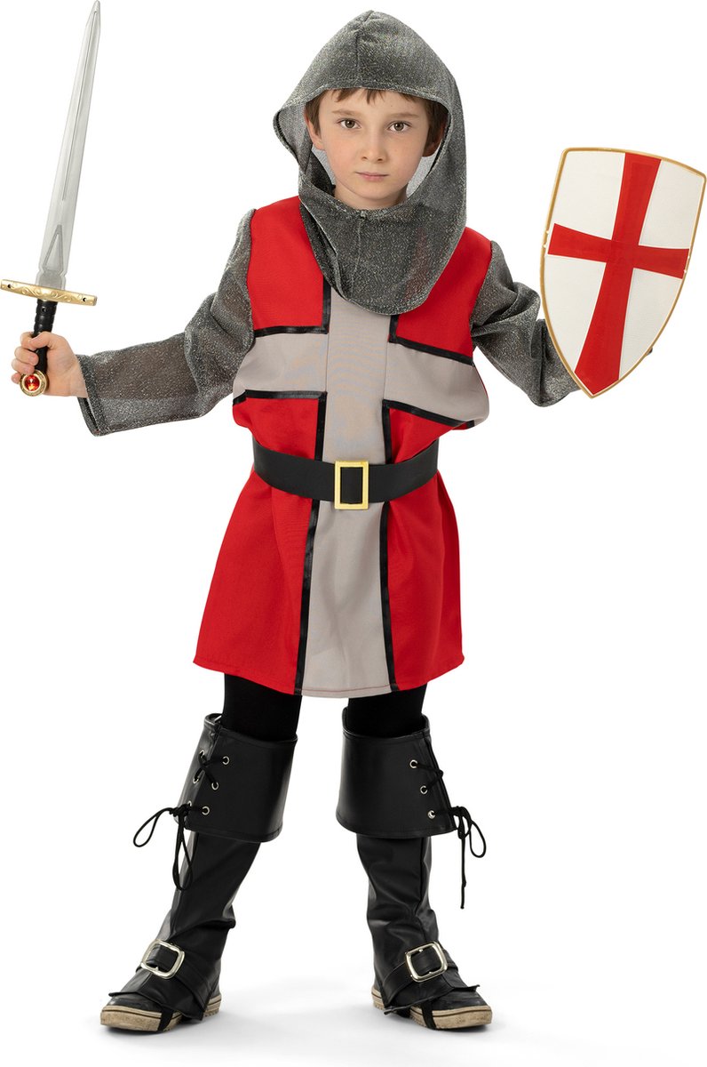 Ridder Outfit Rood/Grijs Kind Kenny - Maat 164