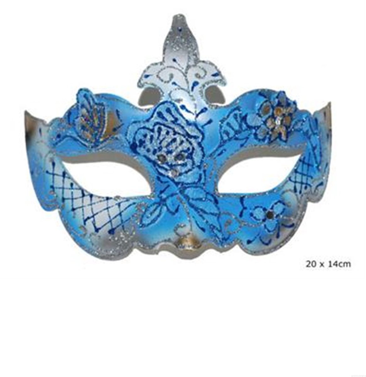 Venetiaans masker blauw