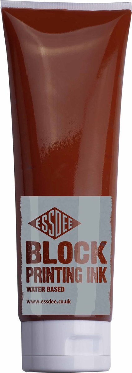 Lino drukverf Essdee tube 300 ml burnt sienna