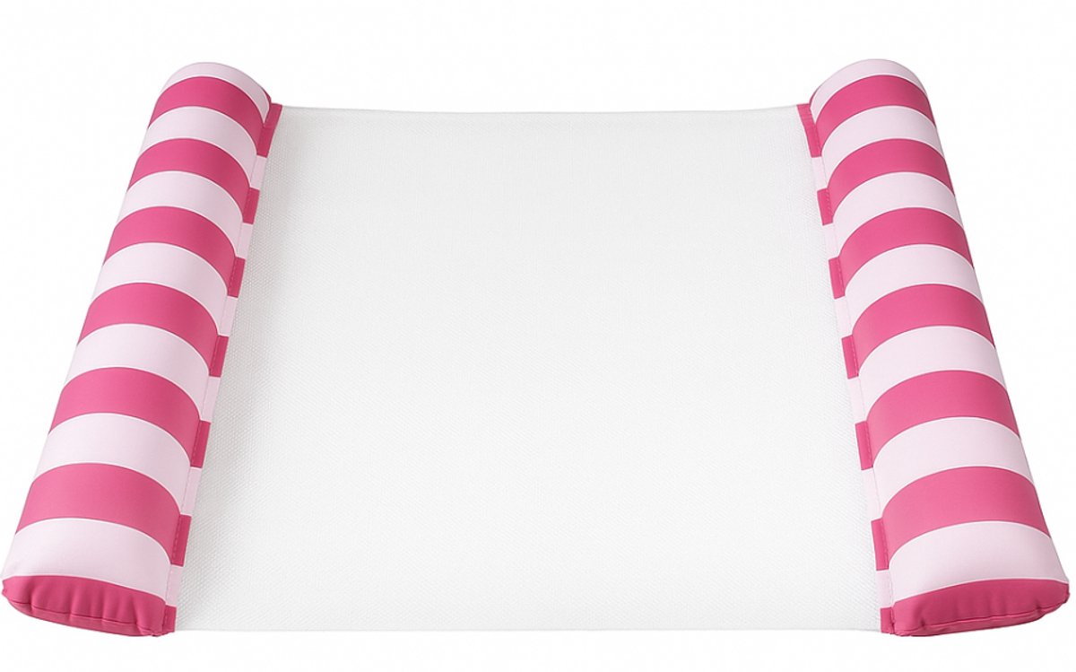   - Waterhangmat XXL - Luchtbed Zwembad - 2 Persoons Luchtmatras opblaasbaar - Roze - Zwembad/Strand - Waterspeelgoed - Vakantie - 138 x 132