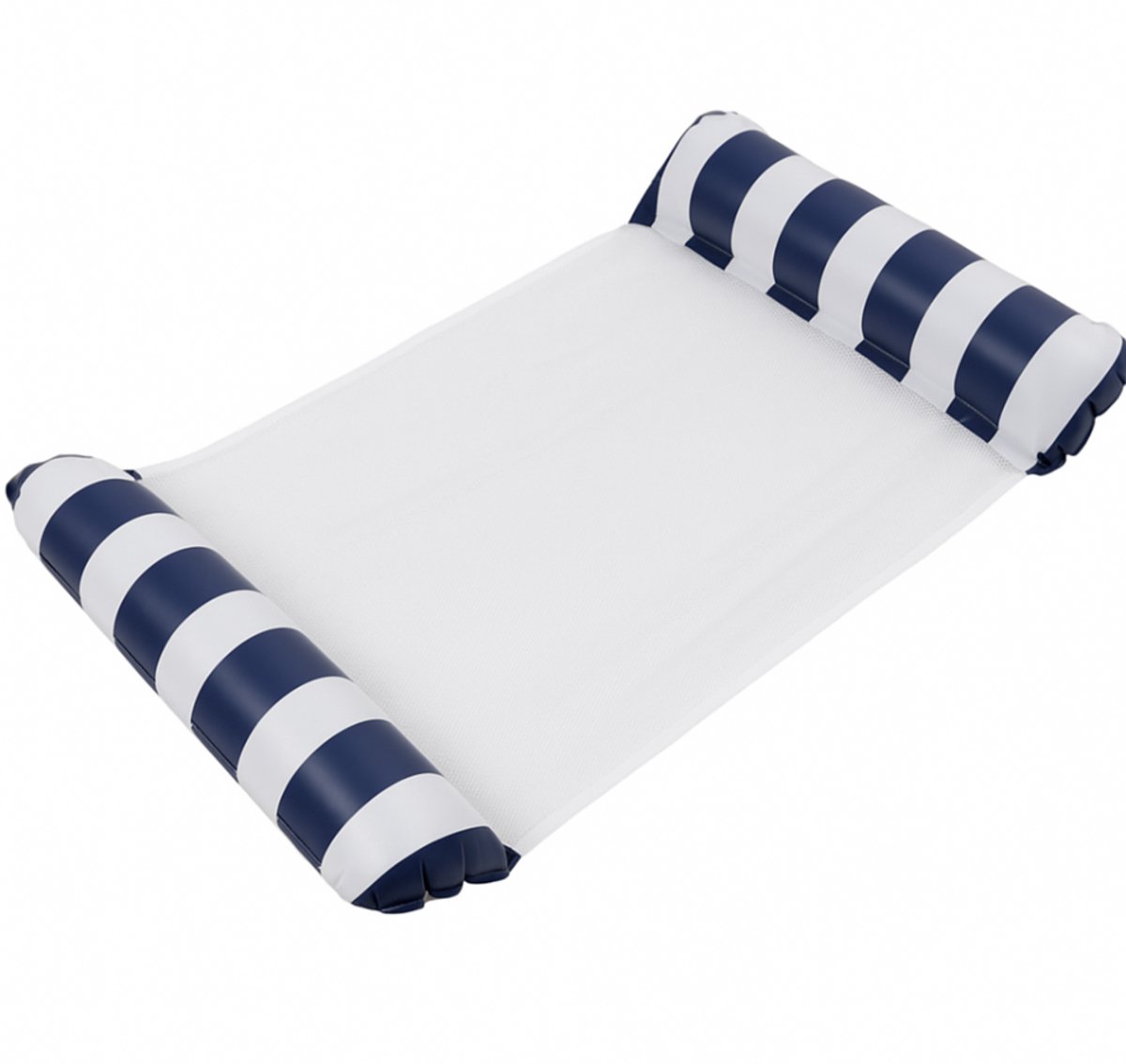 Estacks- Waterhangmat - Luchtbed Zwembad - Luchtmatras opblaasbaar - Donker Blauw - Zwembad/Strand - Waterspeelgoed - Vakantie