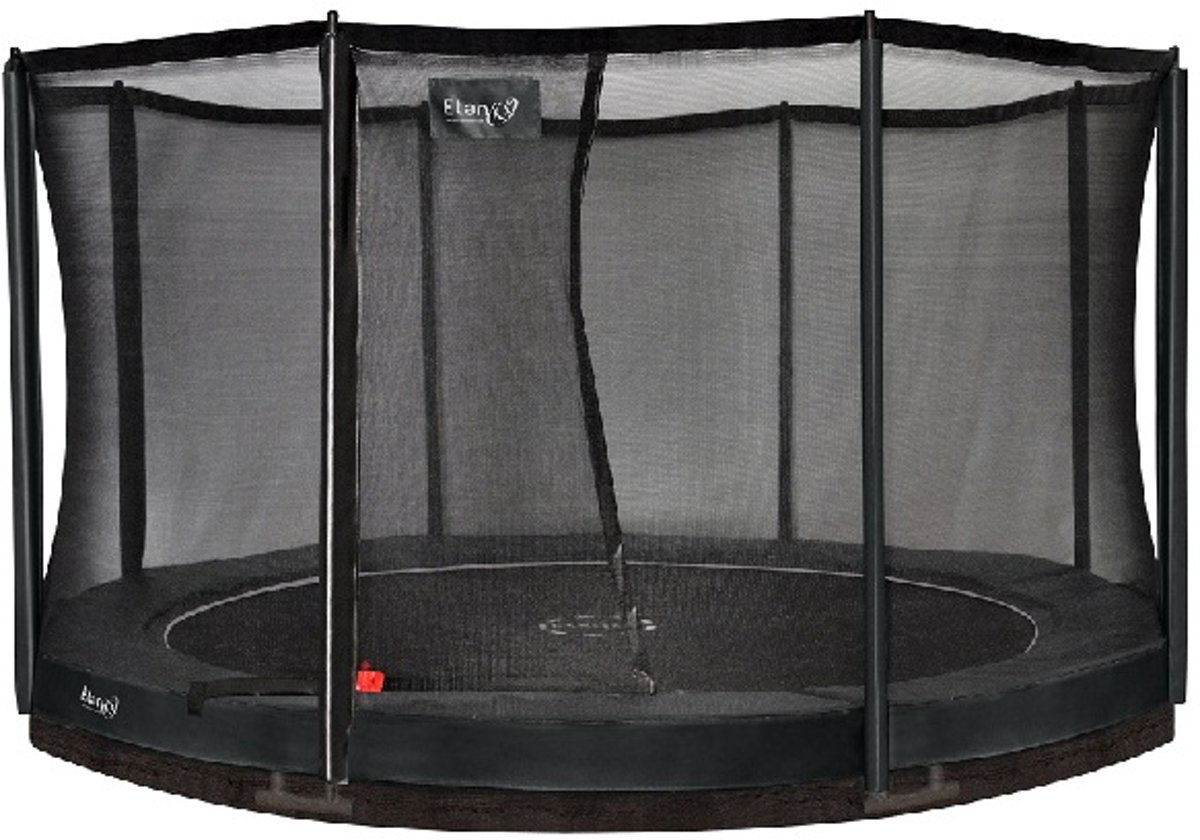 Etan Inground Premium Gold Combi Trampoline set - Ø366 cm - Inclusief Veiligheidsnet - Grijs - Rond