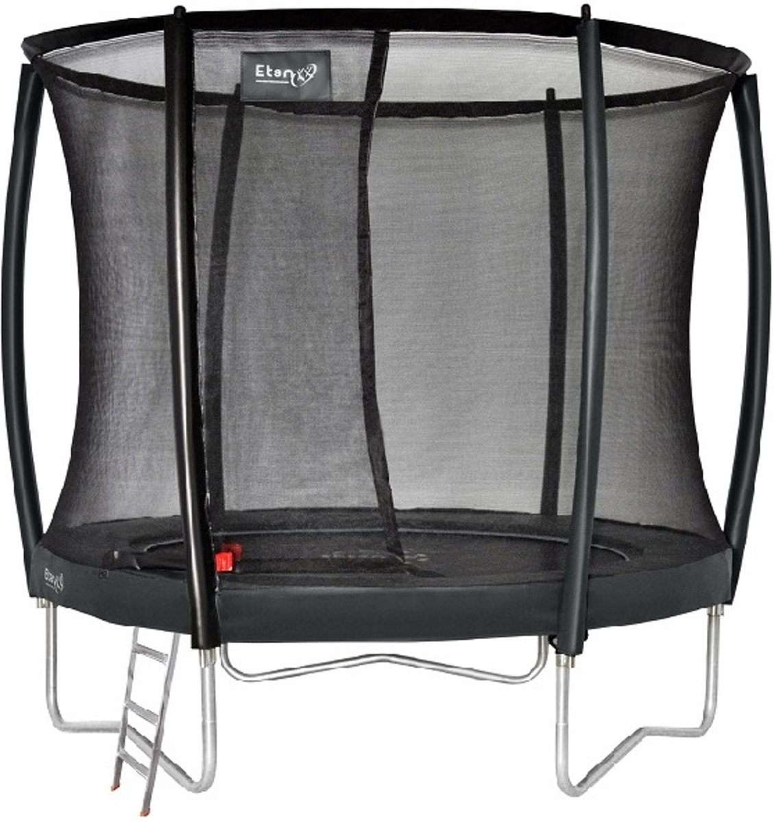   Gold Combi Deluxe Trampoline set - Ø305 cm - Inclusief Deluxe Veiligheidsnet - Grijs - Rond