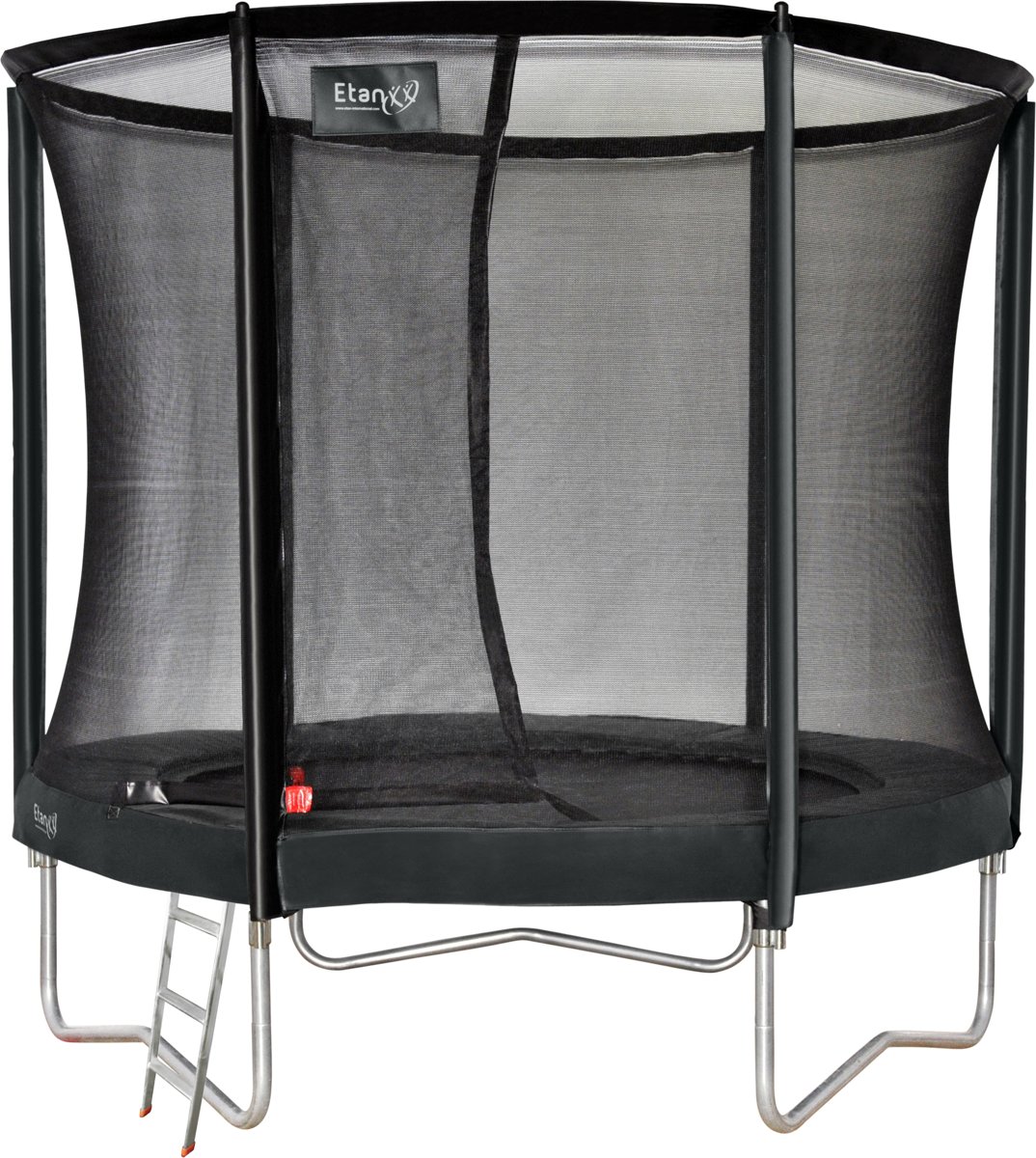 Etan Premium Gold Combi Trampoline set - Ø244 cm - Inclusief Veiligheidsnet - Grijs - Rond