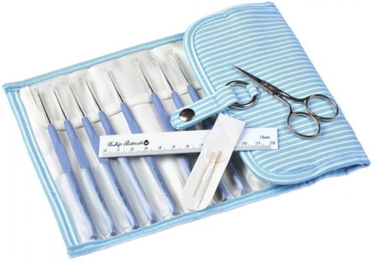 Tulip ETIMO Stalen haaknaaldenset Royal Silver