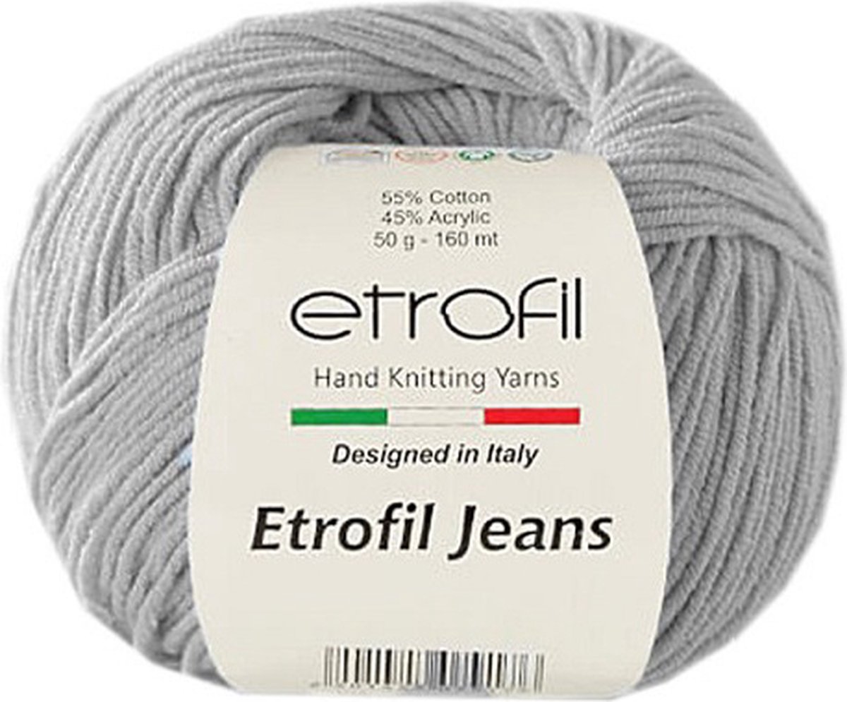 ETROFIL-Jeans -Grijs 68 - Haak- en Breigaren-55% Katoen 45% Acryl