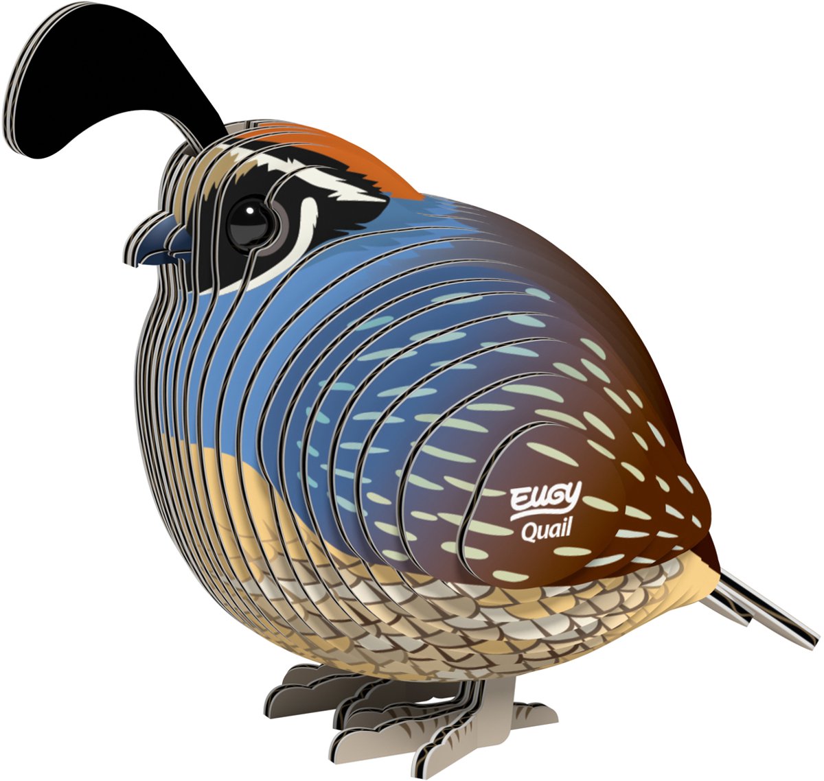 Eugy 3D Model: VOGEL / KWARTEL 8,8x4,8x7,2cm, in karton, in box, 6+