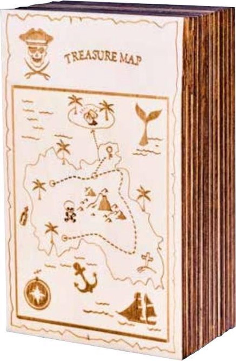 Eureka 3d Puzzle Geheimendoos Caraïben 14,5 X 7,7 X 4,8 Cm